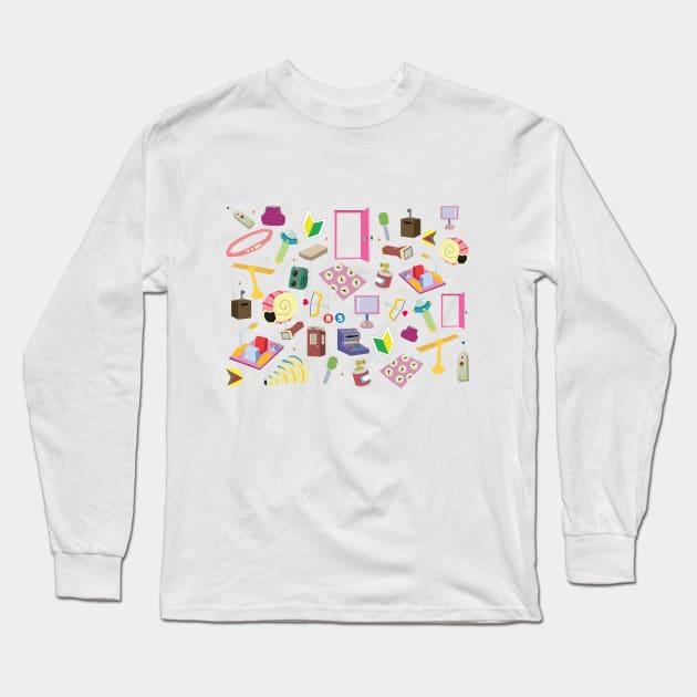 The inventions of Doraemon Long Sleeve T-Shirt by PauRicart